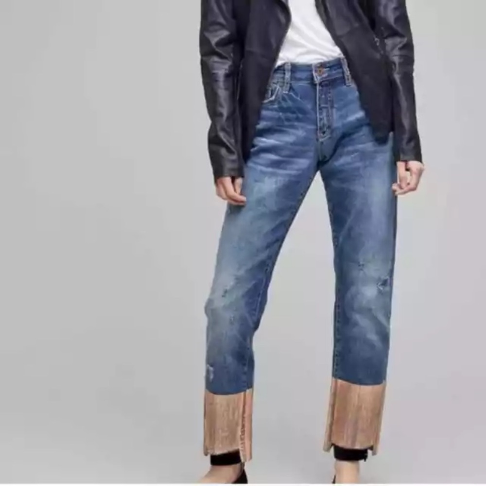 Anthropologie Pilcro Rose Gold Jeans